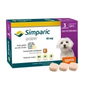 Antipulgas Simparic 10mg para Cães 2,6 a 5kg